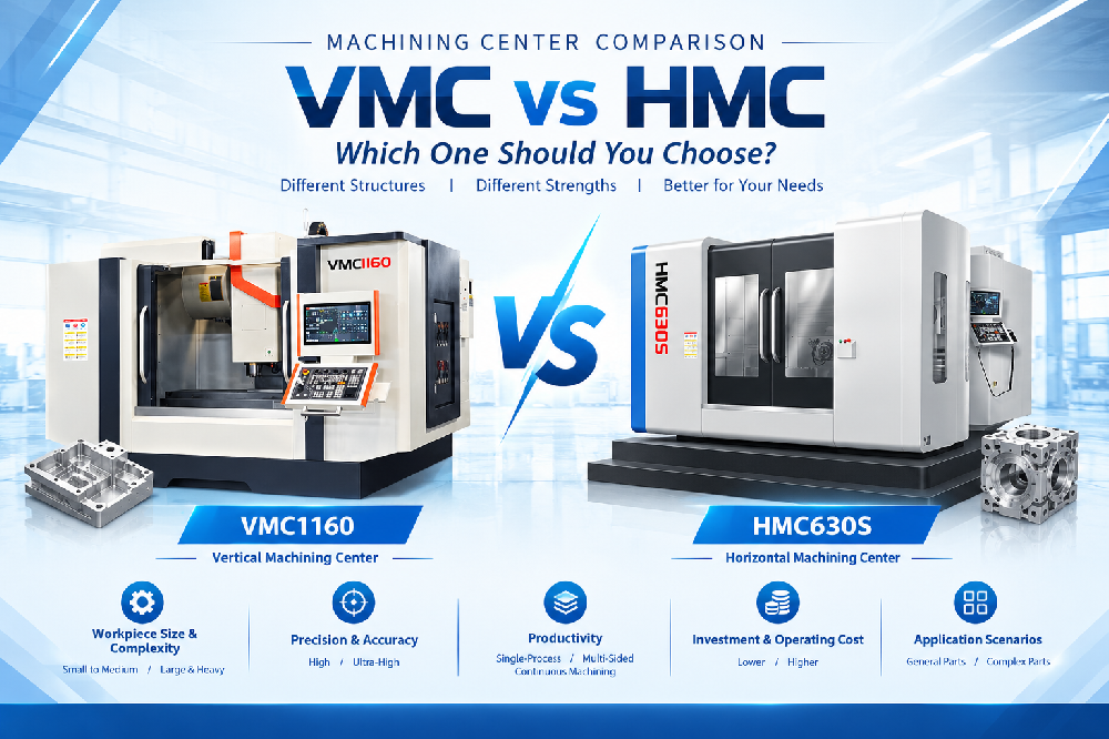 VMC и HMC: как выбрать подходящий обрабатывающий центр